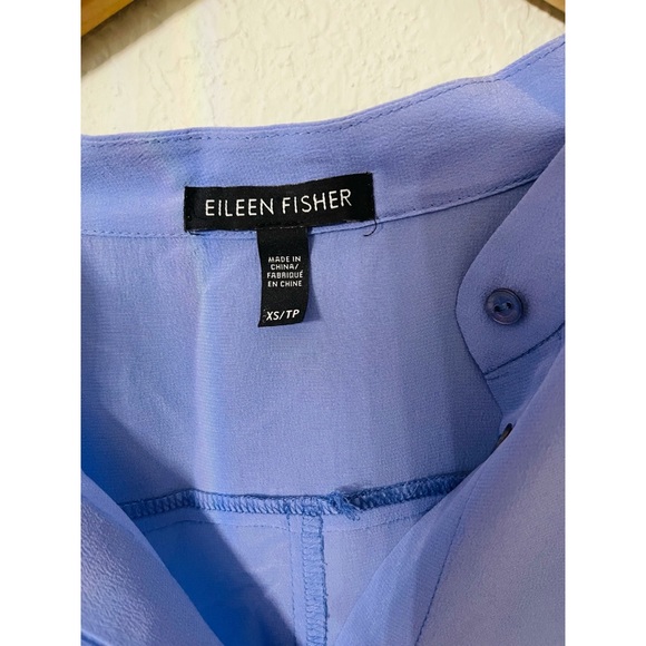Eileen Fisher 100% Silk Blouse - Picture 5 of 6